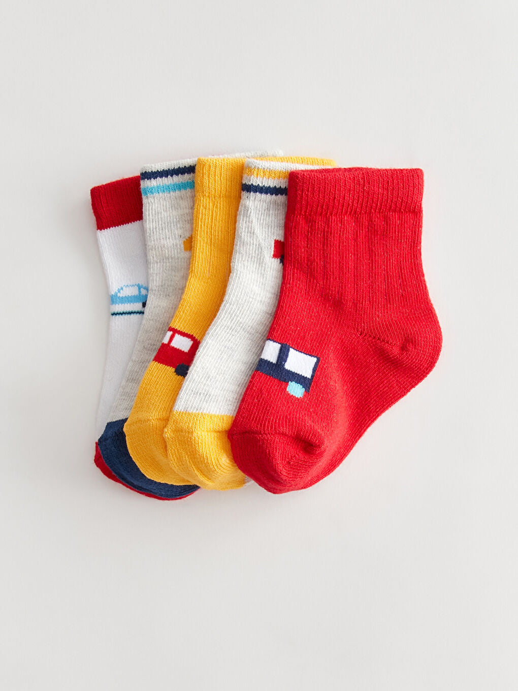 Printed Baby Boy Socks Set Of 5