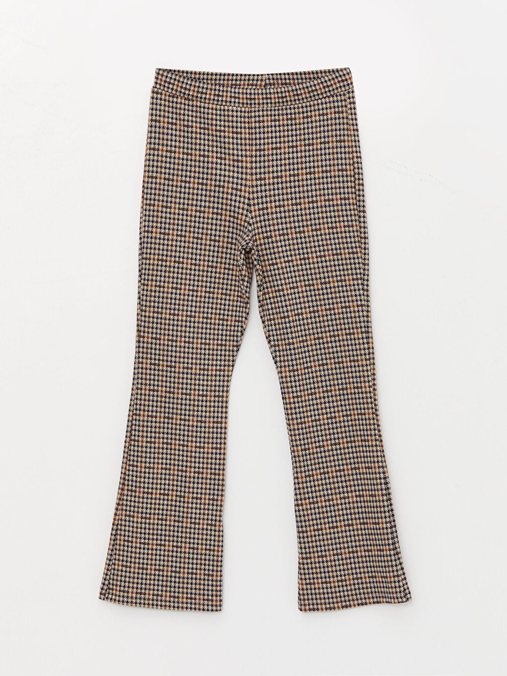 Plaid Patterned Girls Trousers