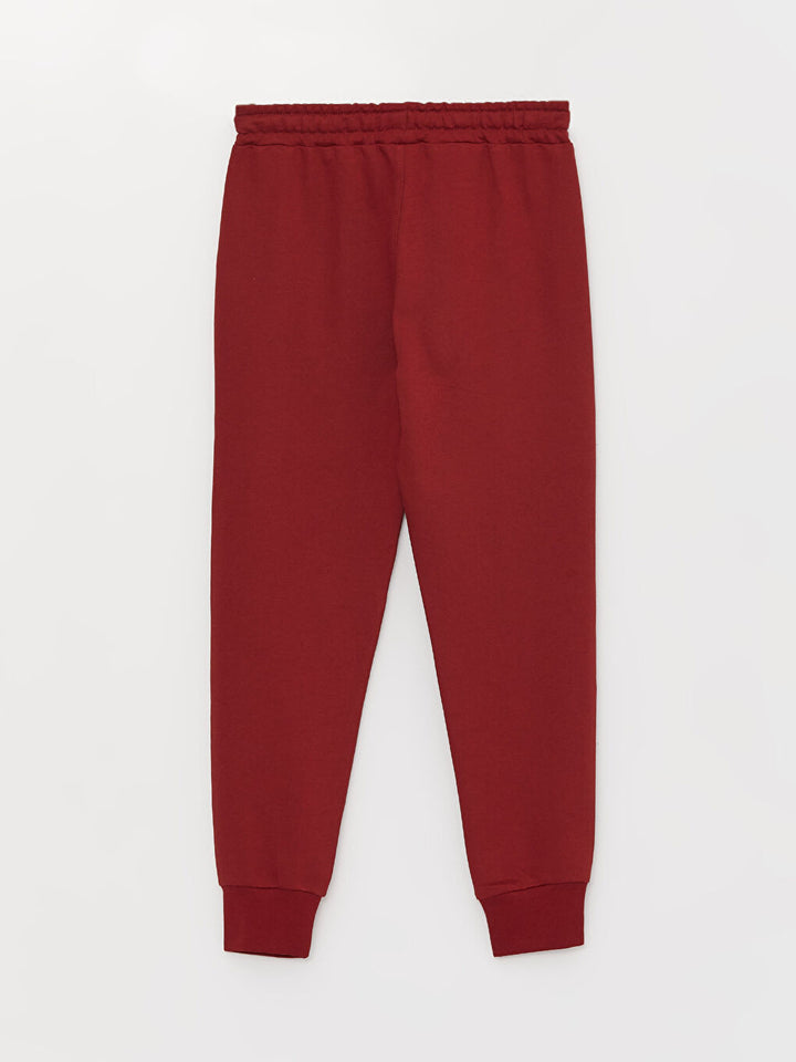 Printed Boys' Jogger Sweatpants With Elastic Waist