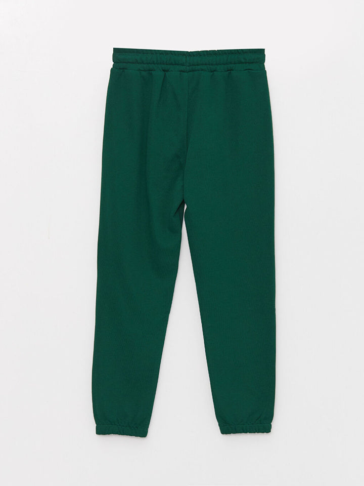 Printed Boys' Jogger Sweatpants With Elastic Waist