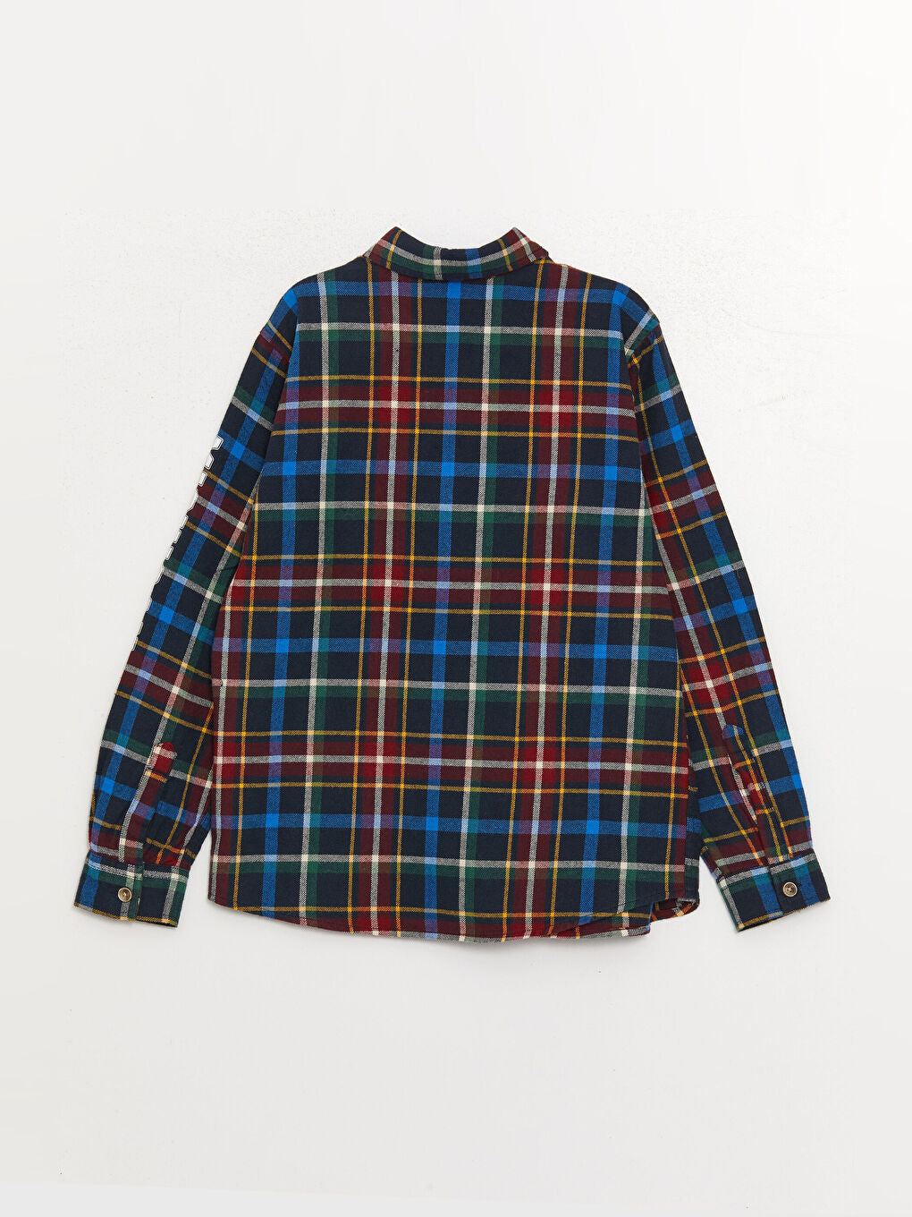 Plaid Long Sleeve Boys Shirt