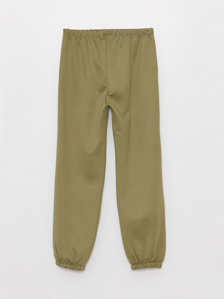 Basic Girls Sweatpants With Elastic Waist