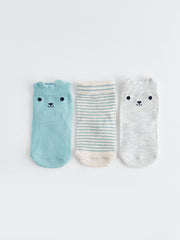 Patterned Baby Boy Socks 3-Piece