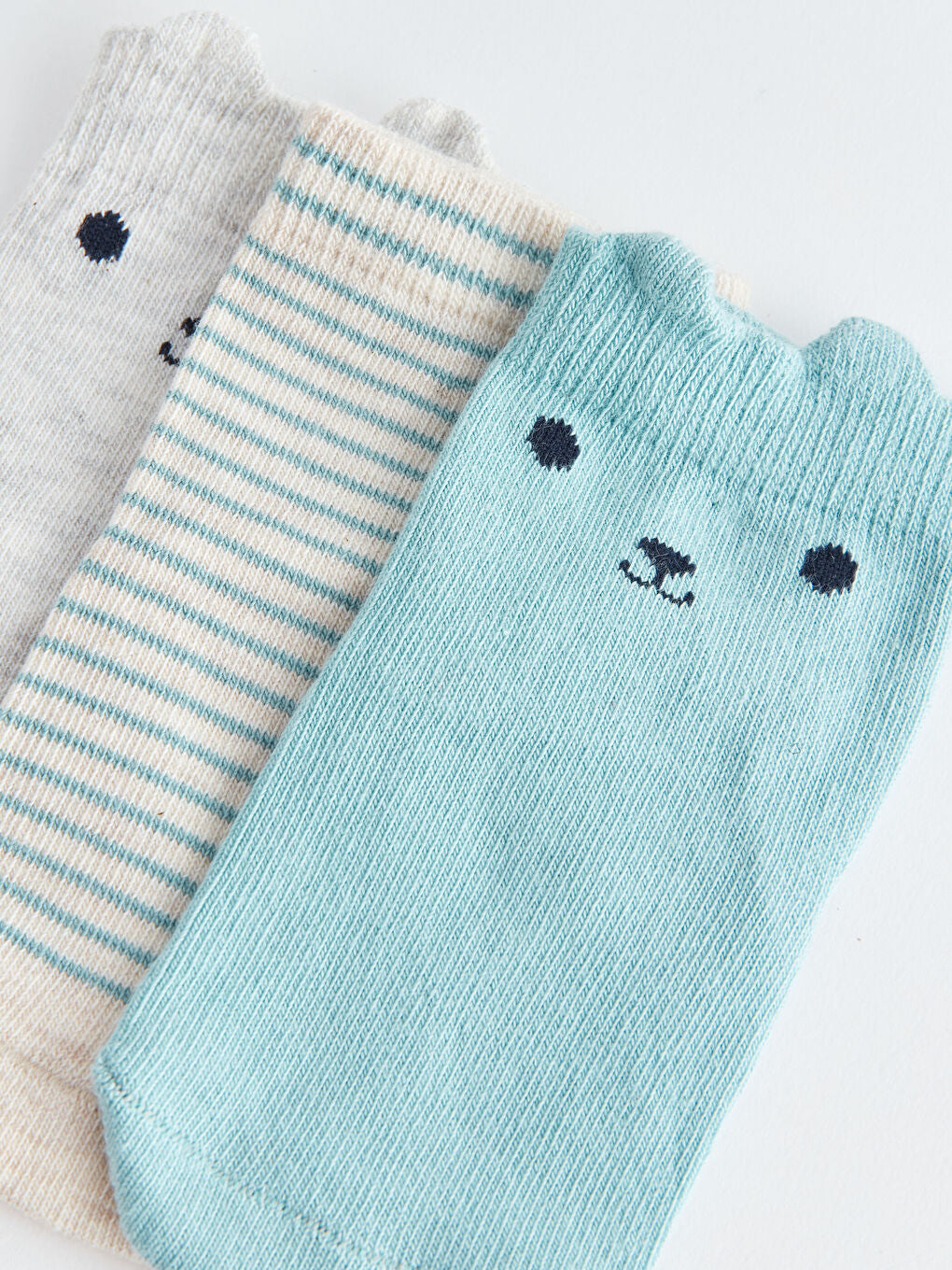 Patterned Baby Boy Socks 3-Piece