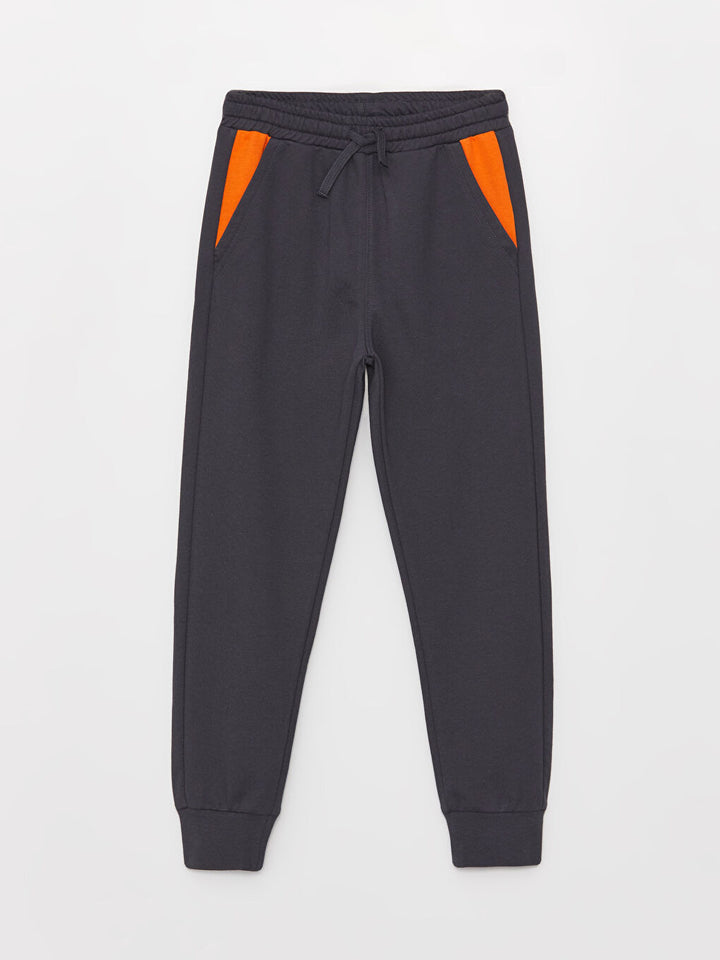 Boys' Jogger Sweatpants With Elastic Waist