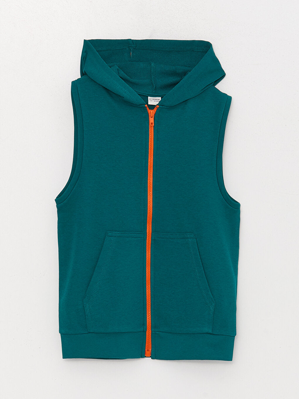 Hooded Boys Zippered Vest