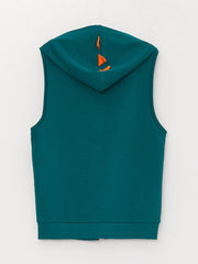 Hooded Boys Zippered Vest