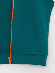 Hooded Boys Zippered Vest