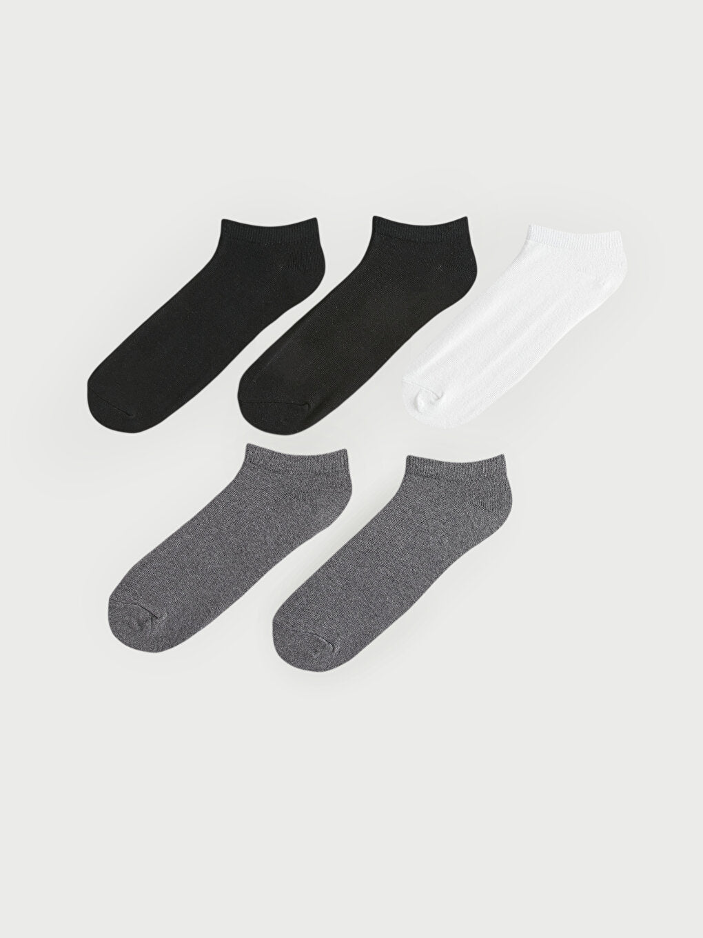 LCW ACCESSORIES Men's Booties Socks 5-pack