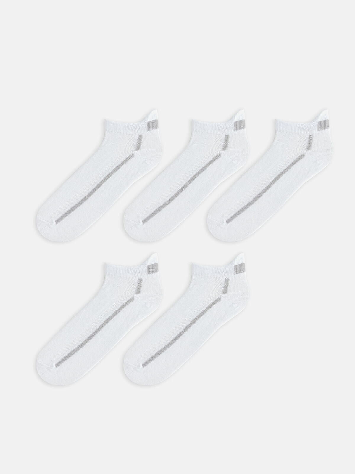 LCW ACCESSORIES Patterned Men's Booties Socks 5-pack
