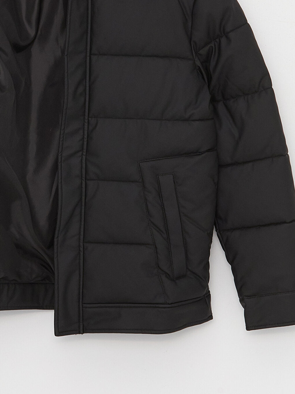 Standard Mold Stand Collar Men Puffer Coat