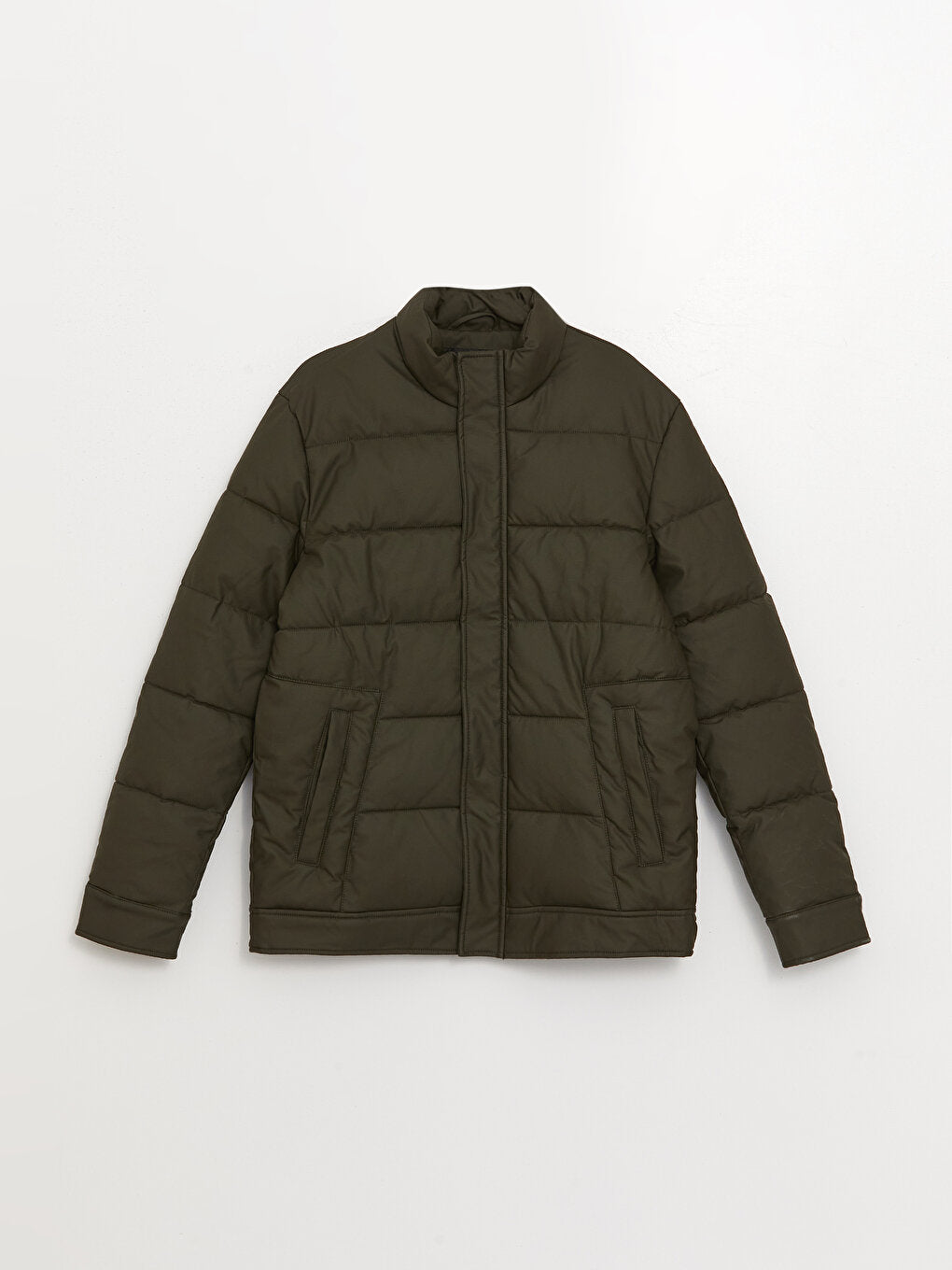 Standard Mold Stand Collar Men Puffer Coat