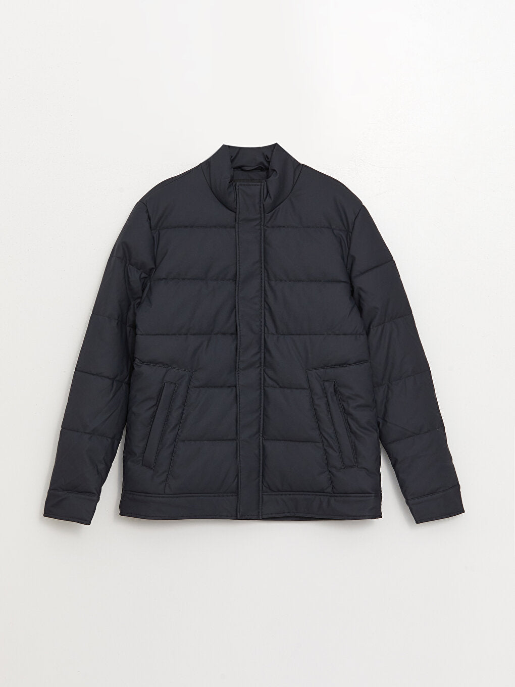 Standard Mold Stand Collar Men Puffer Coat