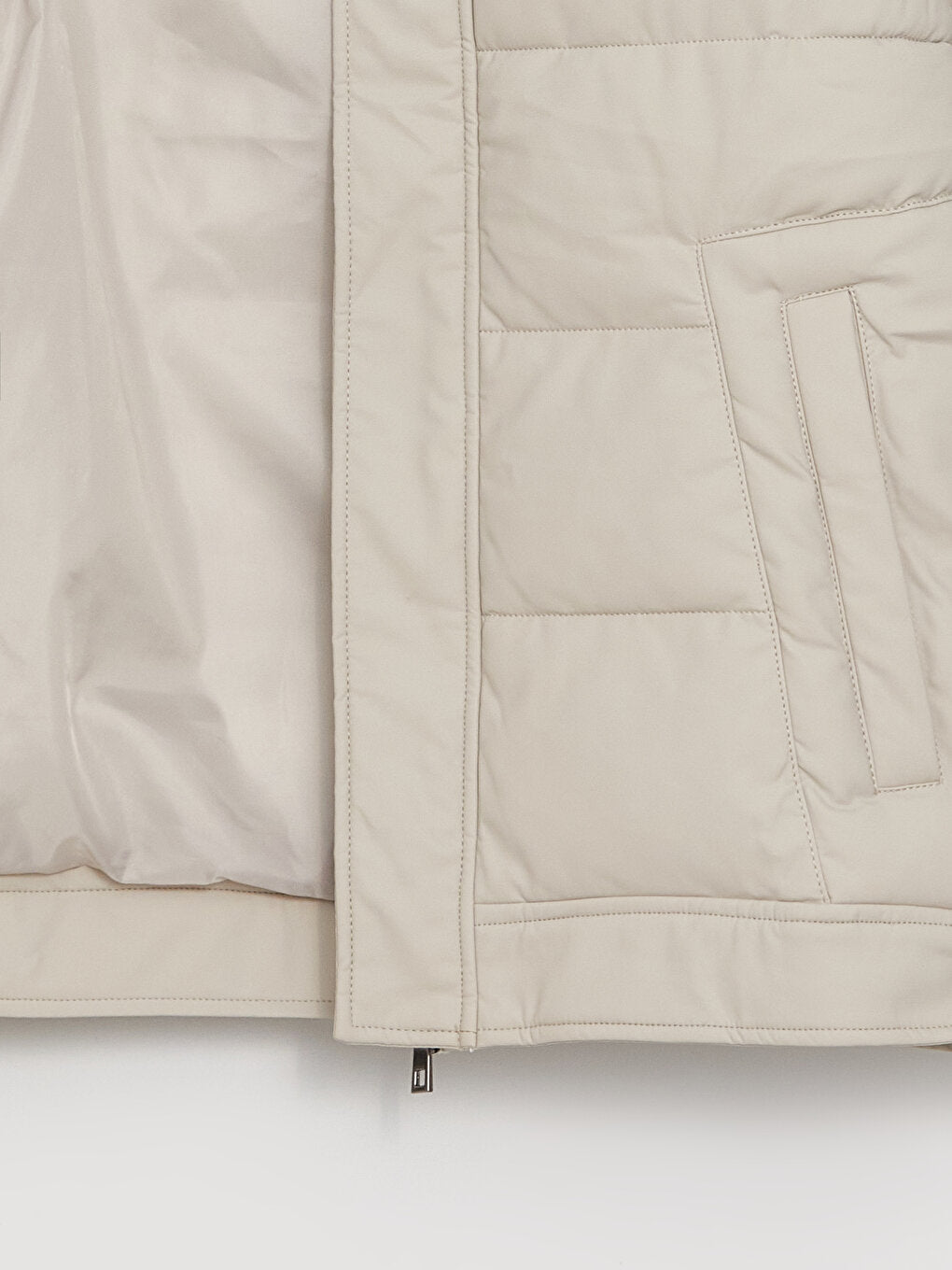 Standard Mold Stand Collar Men Puffer Coat