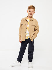 Elastic Waist Velvet Boys Jogger Pants