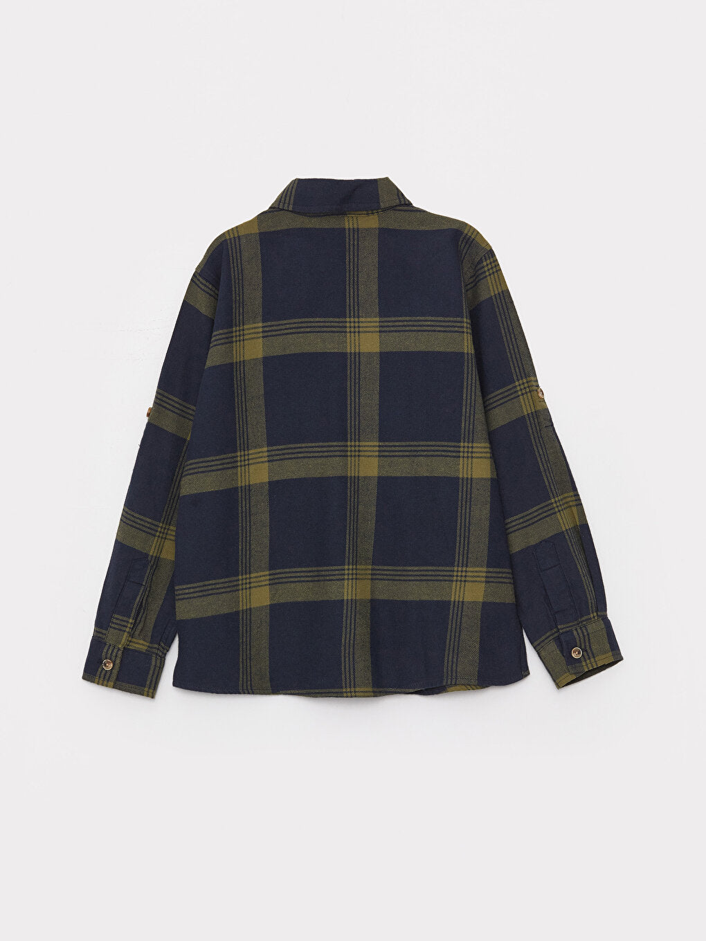 Plaid Long Sleeve Boys Shirt