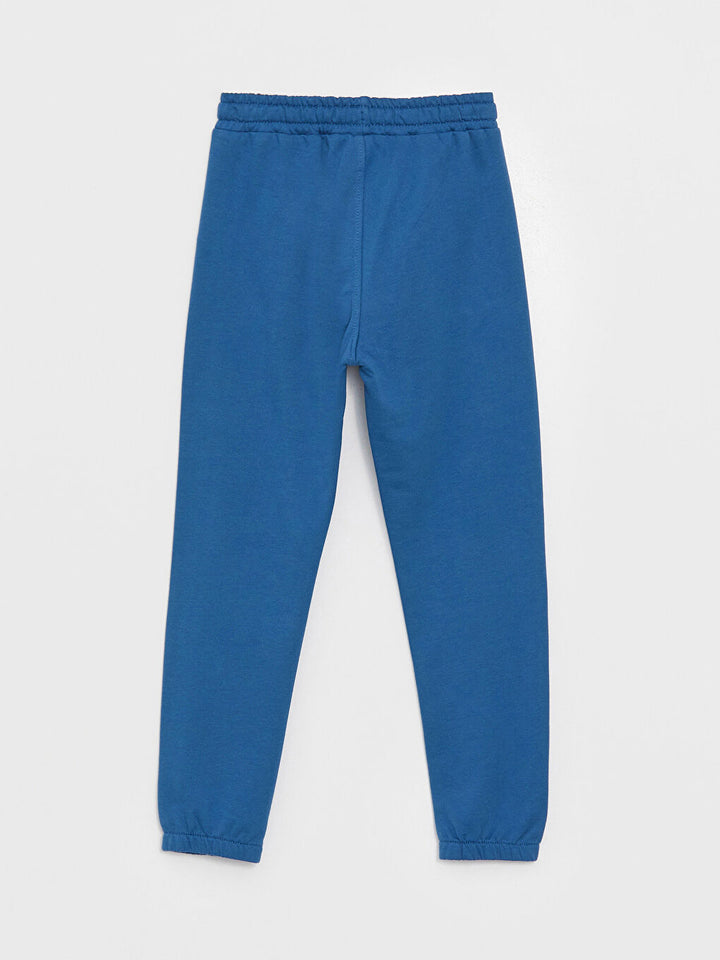 Printed Boys' Jogger Sweatpants With Elastic Waist