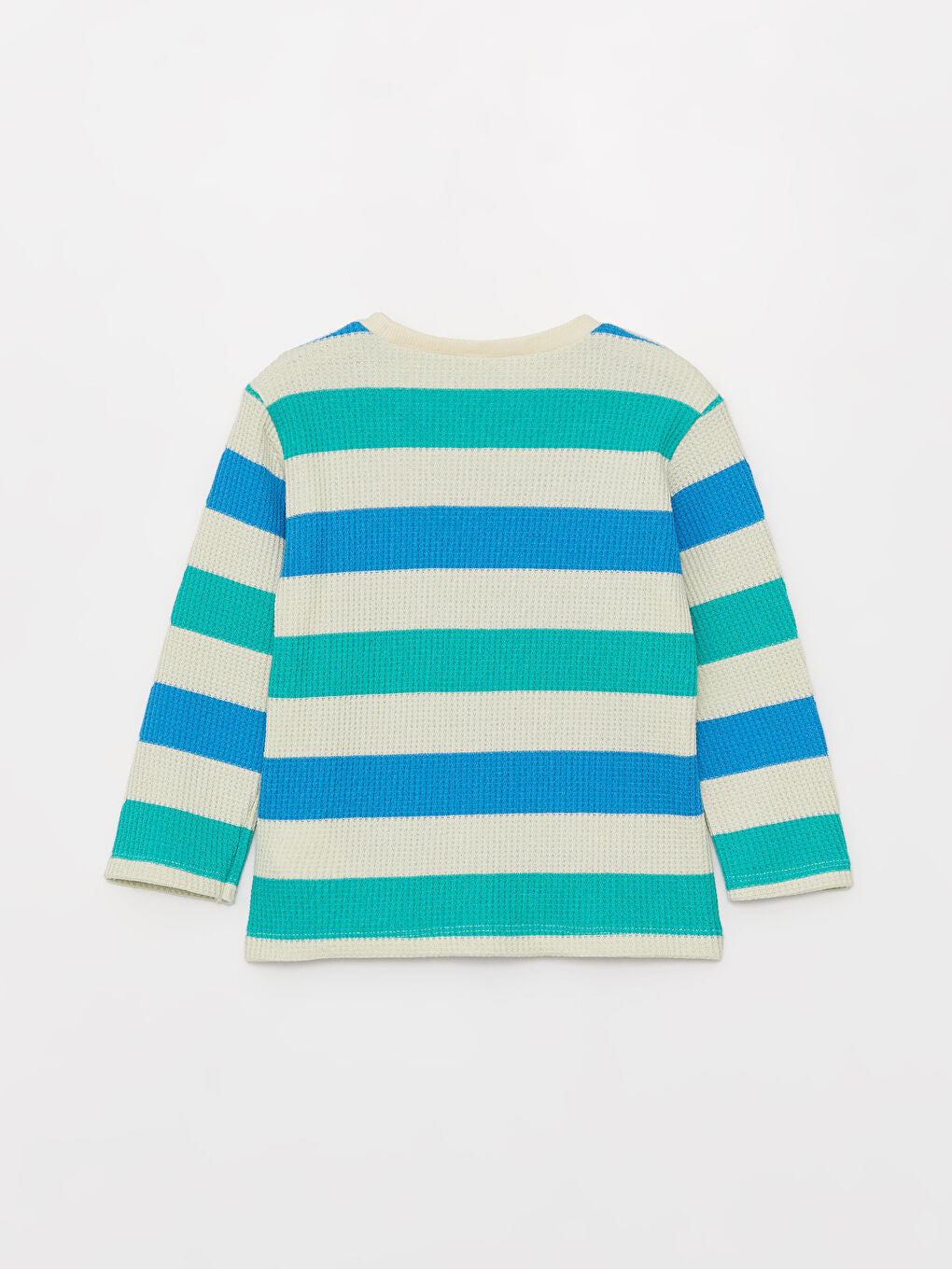 Crew Neck Long Sleeve Striped Baby Boy T-Shirt