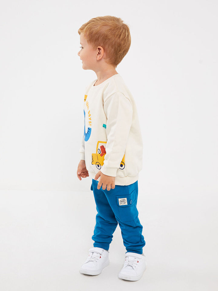 Basic Baby Boy Jogger Tracksuit Bottom With Elastic Waist