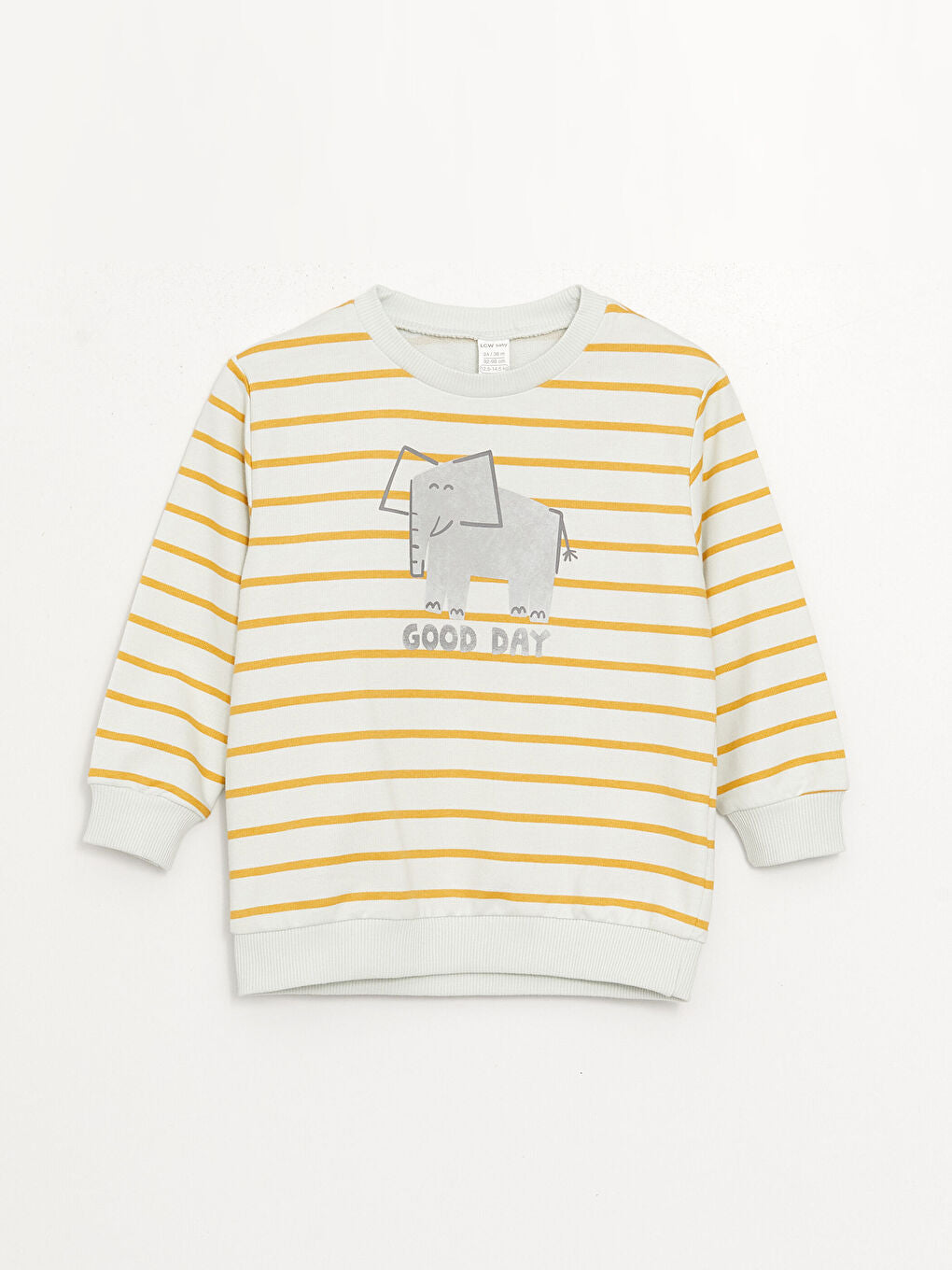 Crew Neck Long Sleeve Baby Boy Sweatshirt And Trousers 2-Piece Set