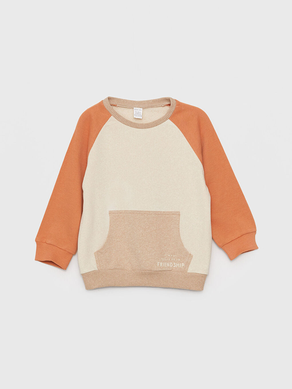 Crew Neck Long Sleeve Baby Boy Sweatshirt