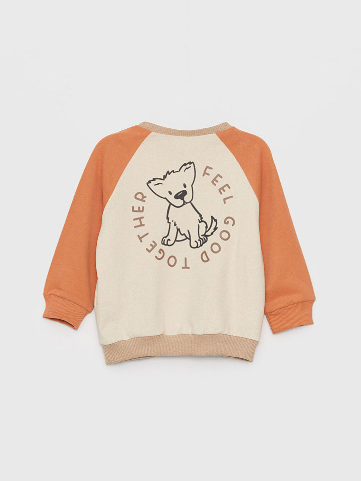 Crew Neck Long Sleeve Baby Boy Sweatshirt