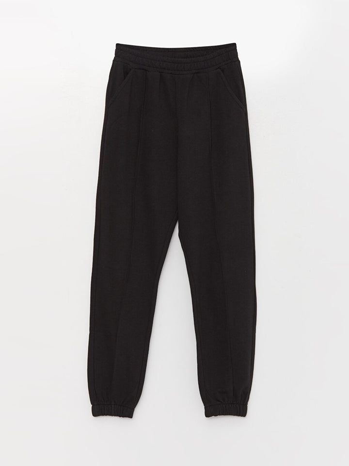 Basic Girls Jogger Sweatpants With Elastic Waist