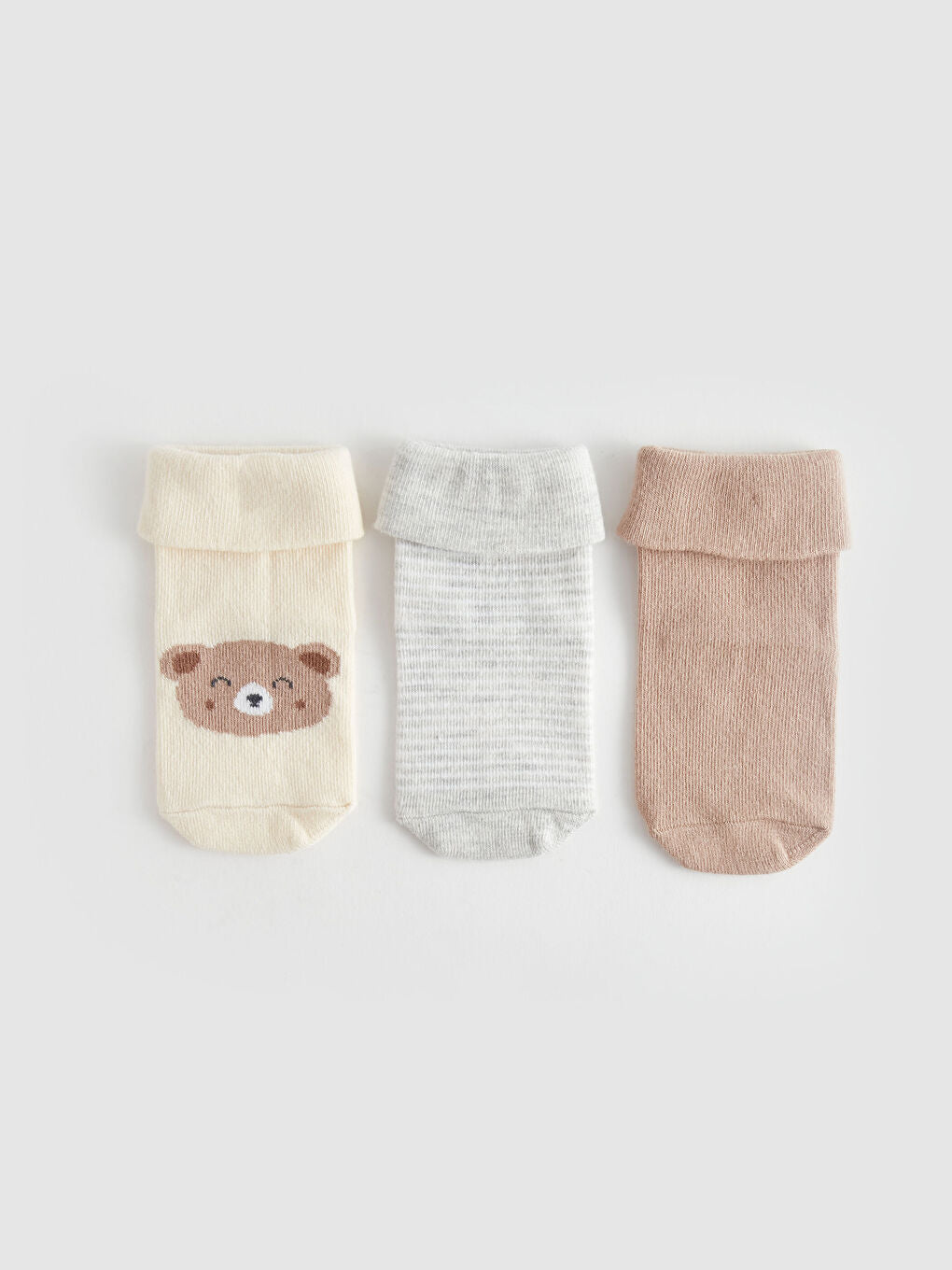 Patterned Baby Boy Socks 3-Piece