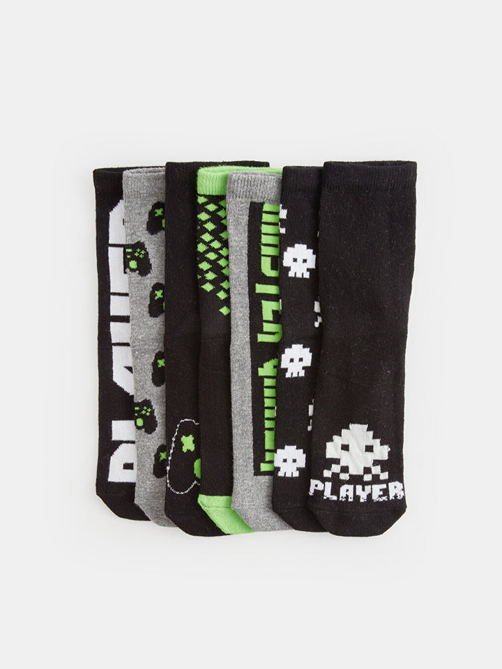 Patterned Boy Socks Pack Of 7