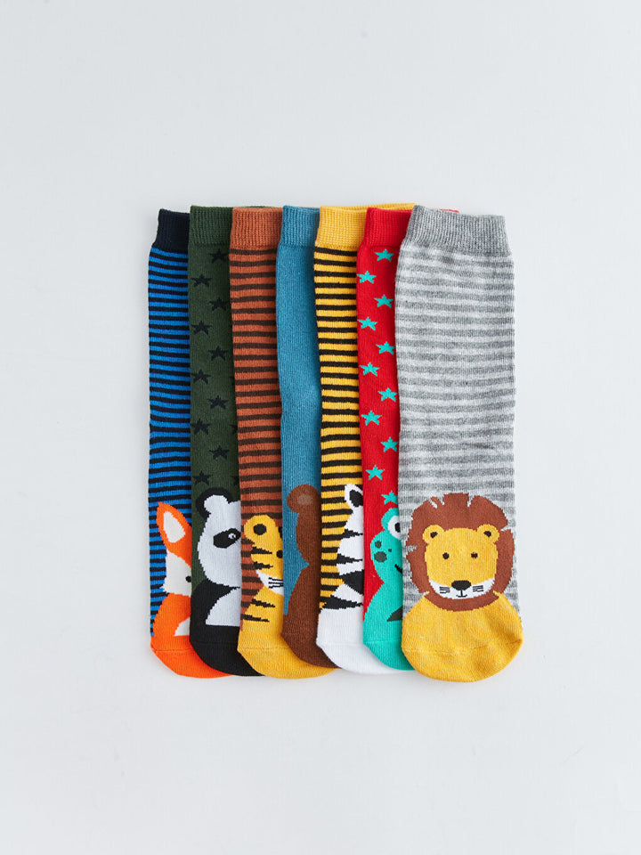 Printed Boy Socks Pack Of 7