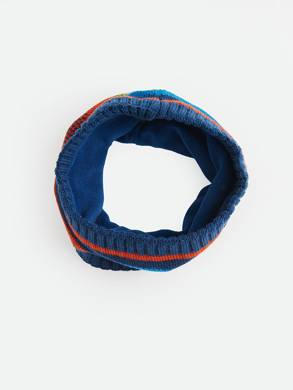 Color Blocked Boys Scarf And Beret