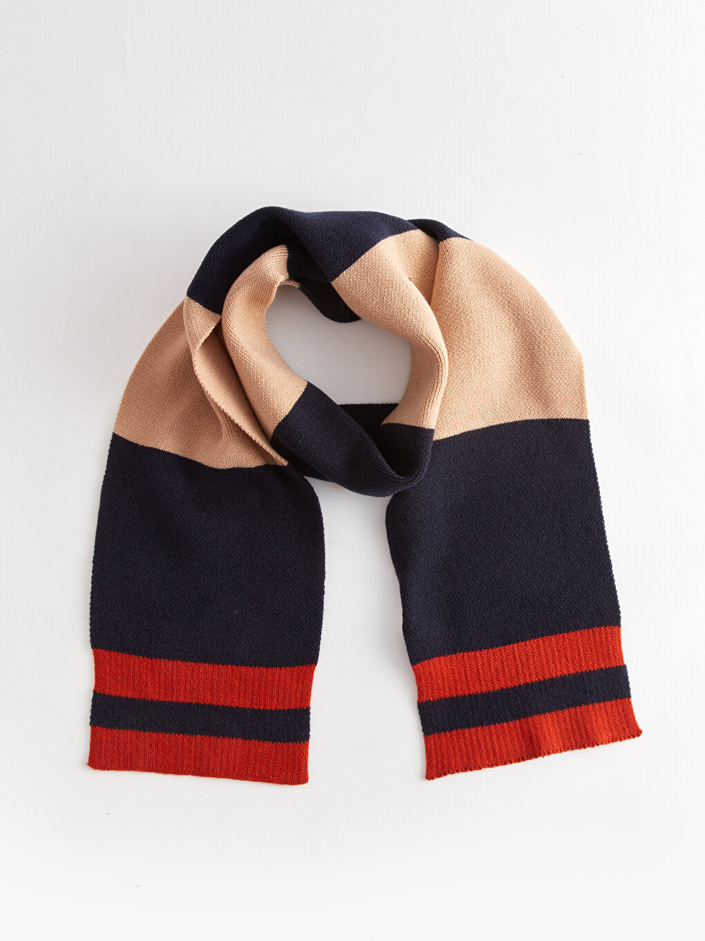 Color Blocked Boys Scarf And Beret
