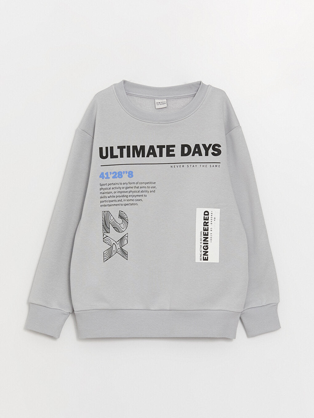 Comfortable Crew Neck Printed Boys Sweatshirt