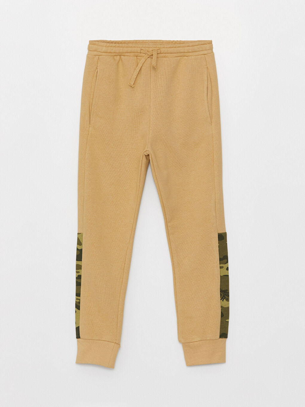 Camouflage Patterned Boys Jogger Sweatpants With Elastic Waistband