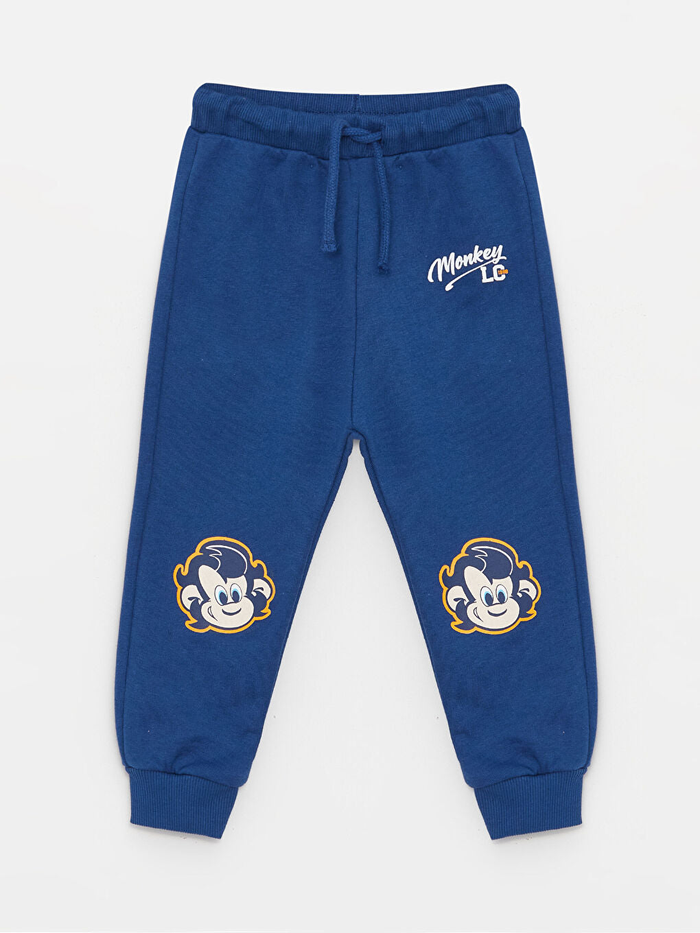 Printed Baby Boy Tracksuit Bottom With Elastic Waist