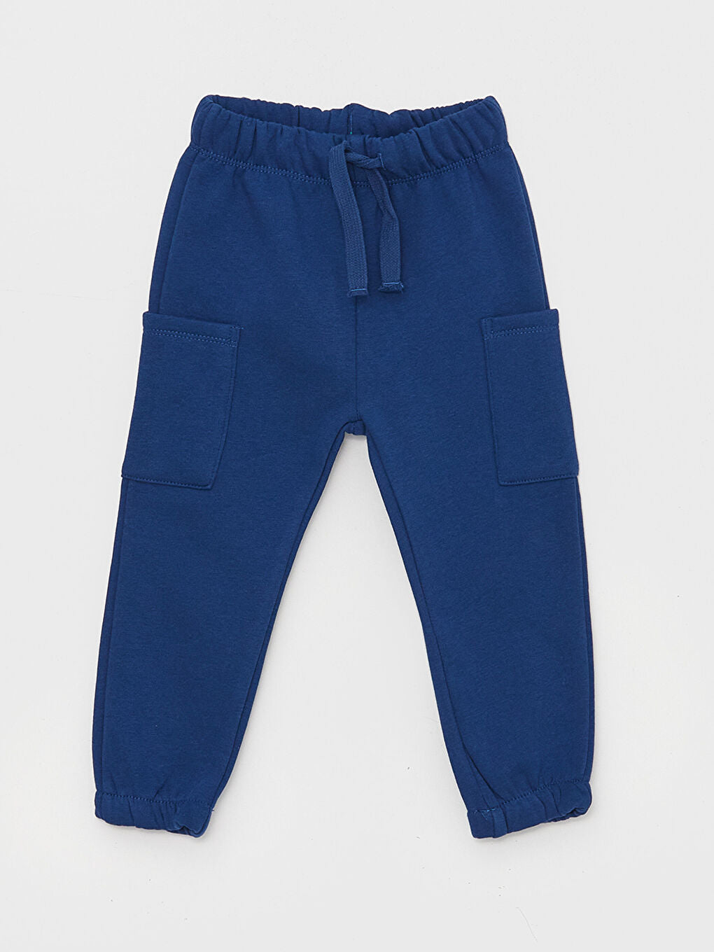 Basic Baby Boy Tracksuit Bottom 2-Piece Set With Elastic Waist