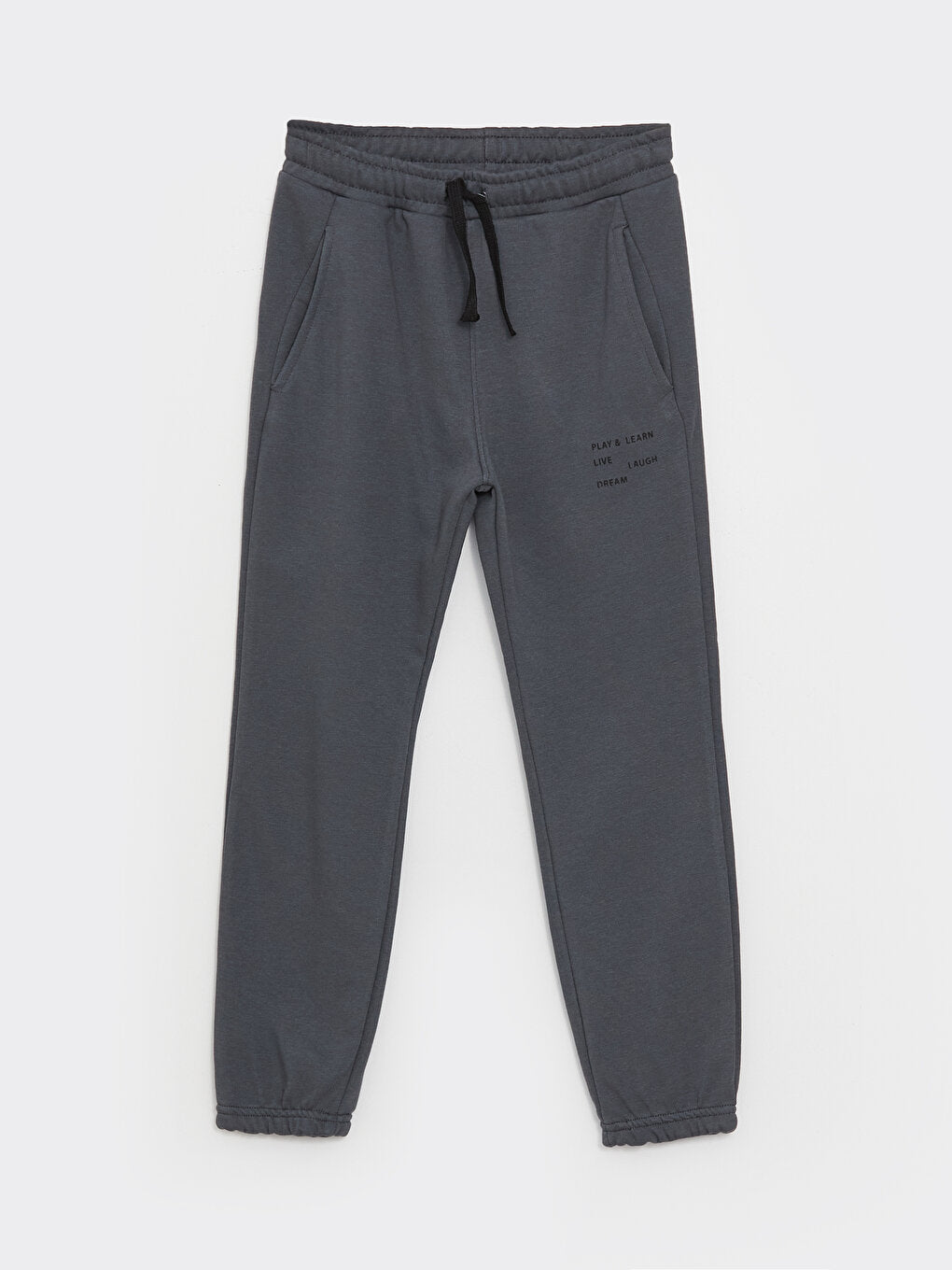 Printed Boys Jogger Sweatpants With Elastic Waist