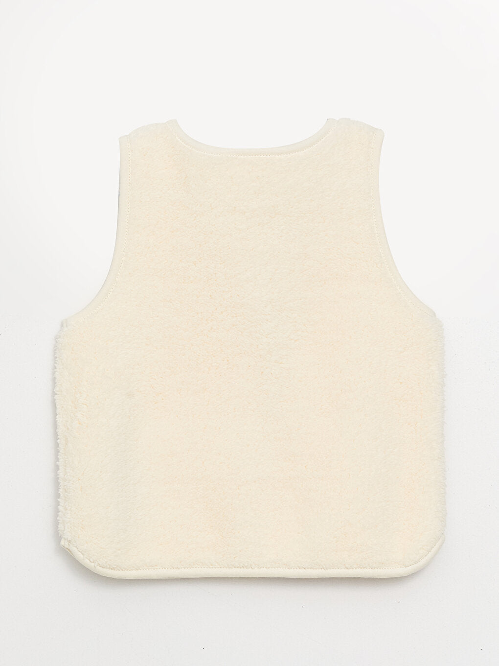 V-Neck Plush Baby Girl Vest