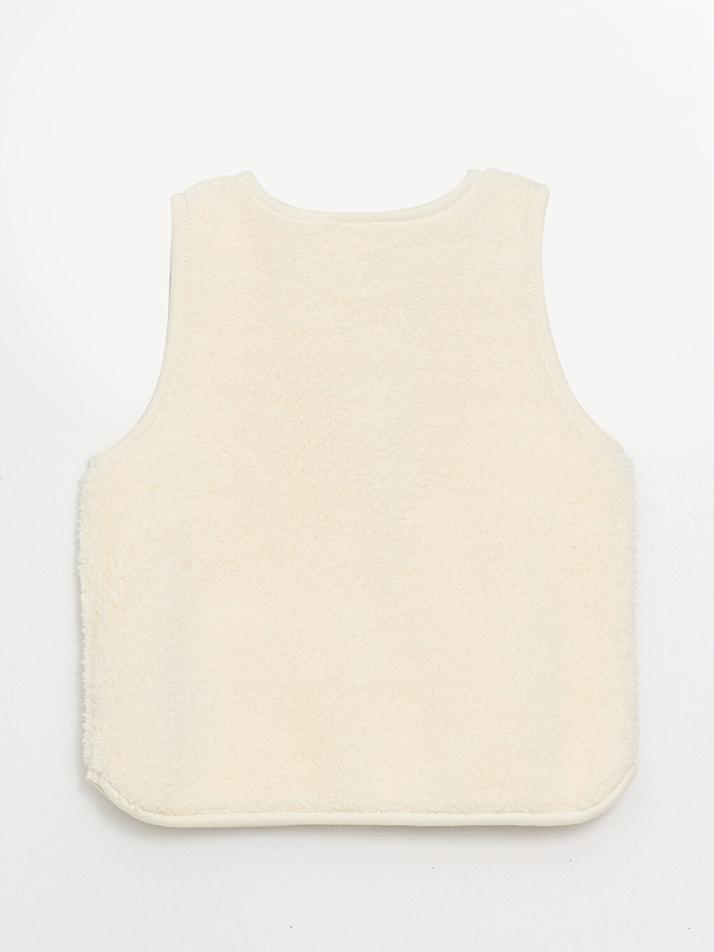 V-Neck Plush Baby Girl Vest