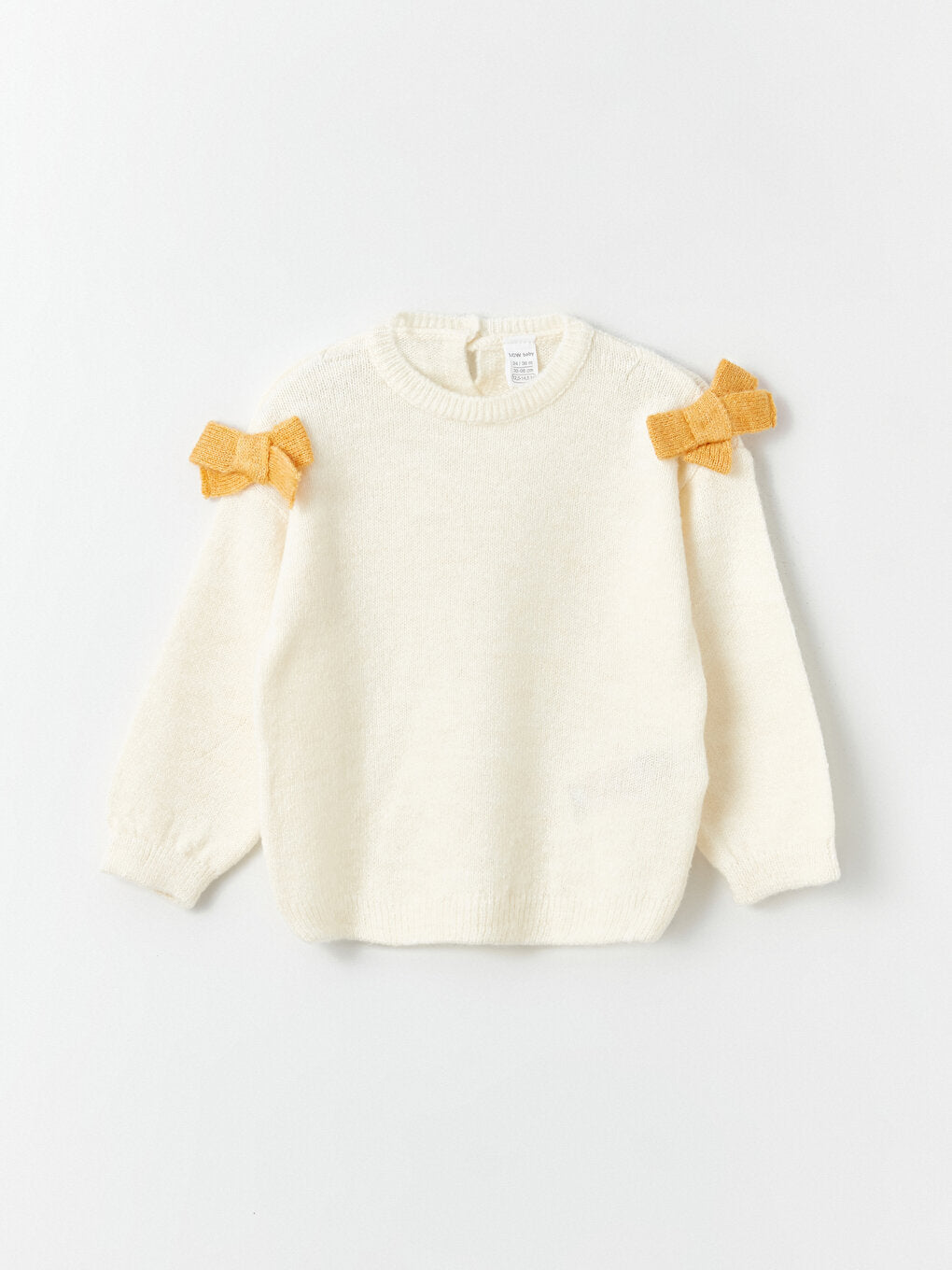 Crew Neck Baby Girl Knitwear Sweater And Trousers 2-Pack