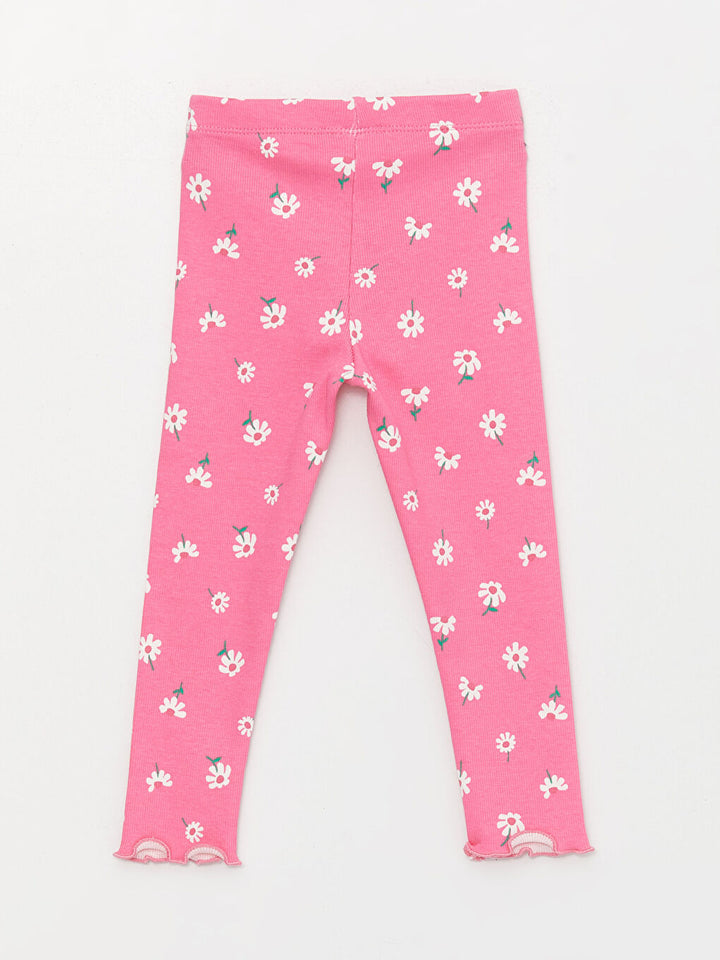 Baby Girl Tights With Elastic Waist