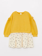 Crew Neck Baby Girl Dress