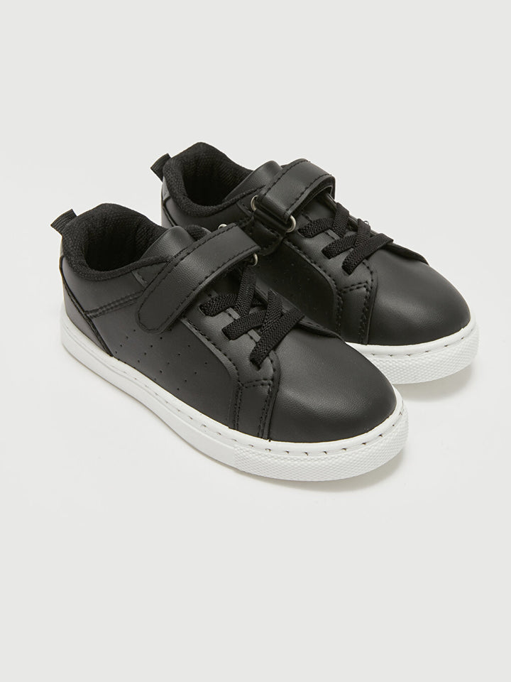 Leather Look Boys Sports Shoes