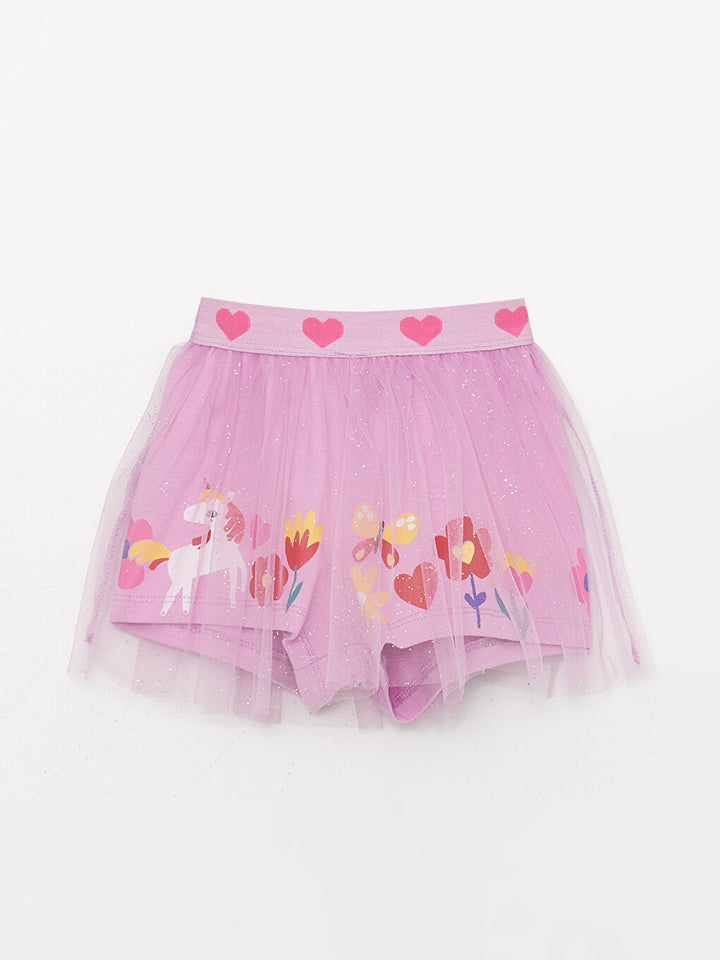 Standard Mold Baby Girl Shorts Skirt