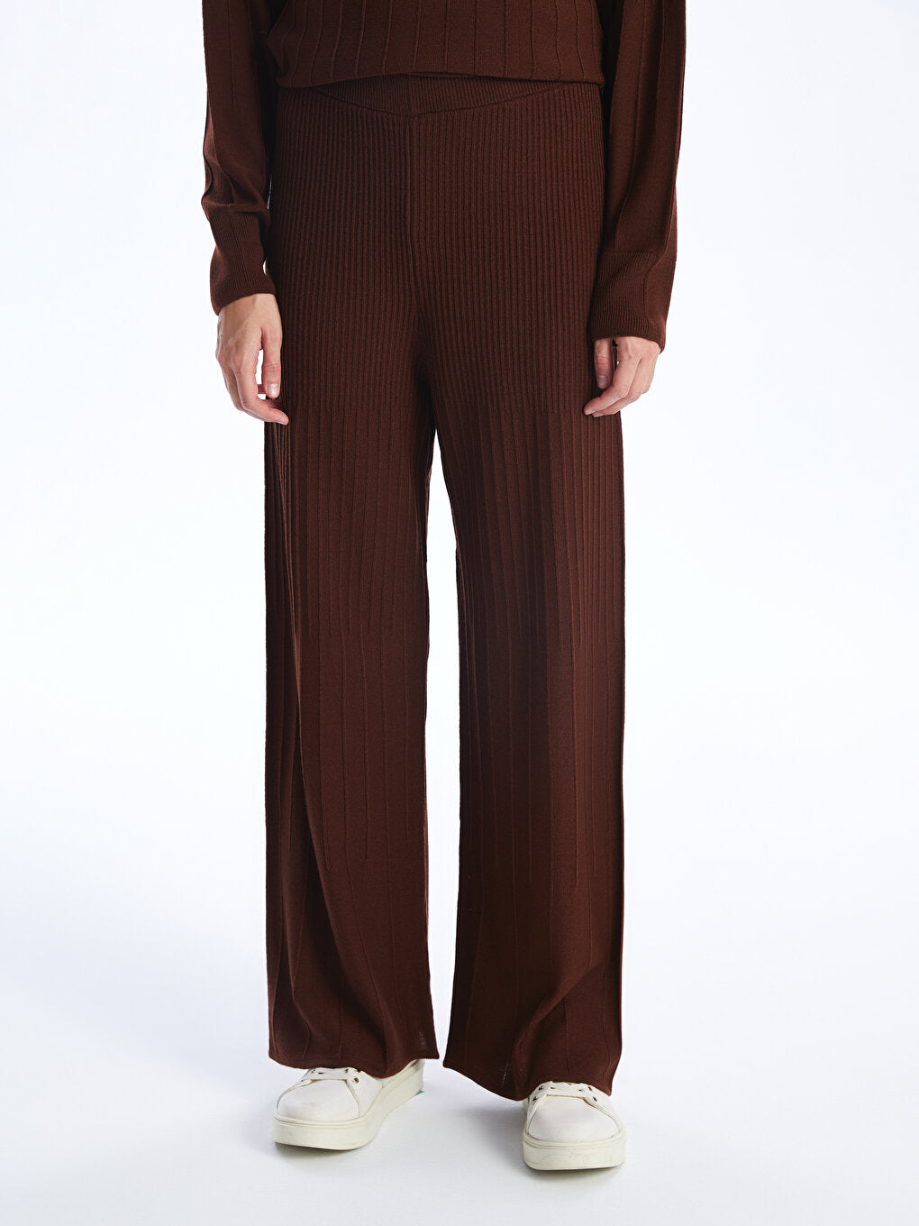 LC WAIKIKI Waist Wide Wide Paça Women'S Triko Pants