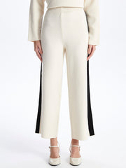 LC WAIKIKI Waist Waist Truck Striped Woman Knitwear Pants