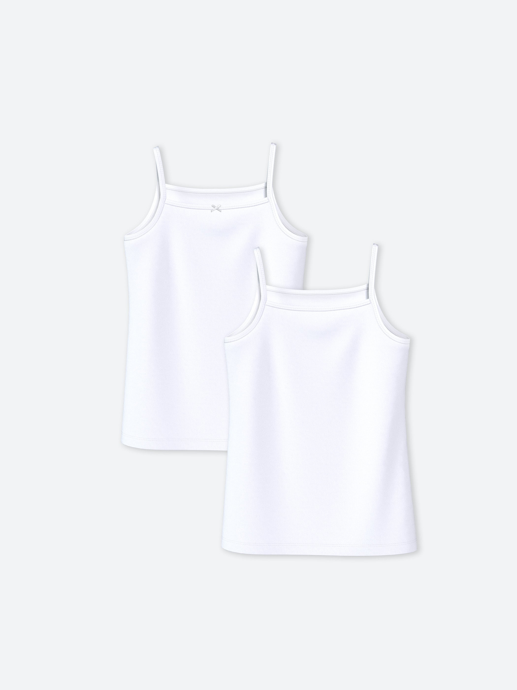 Square Neck Girls Tank Top 2-Pack