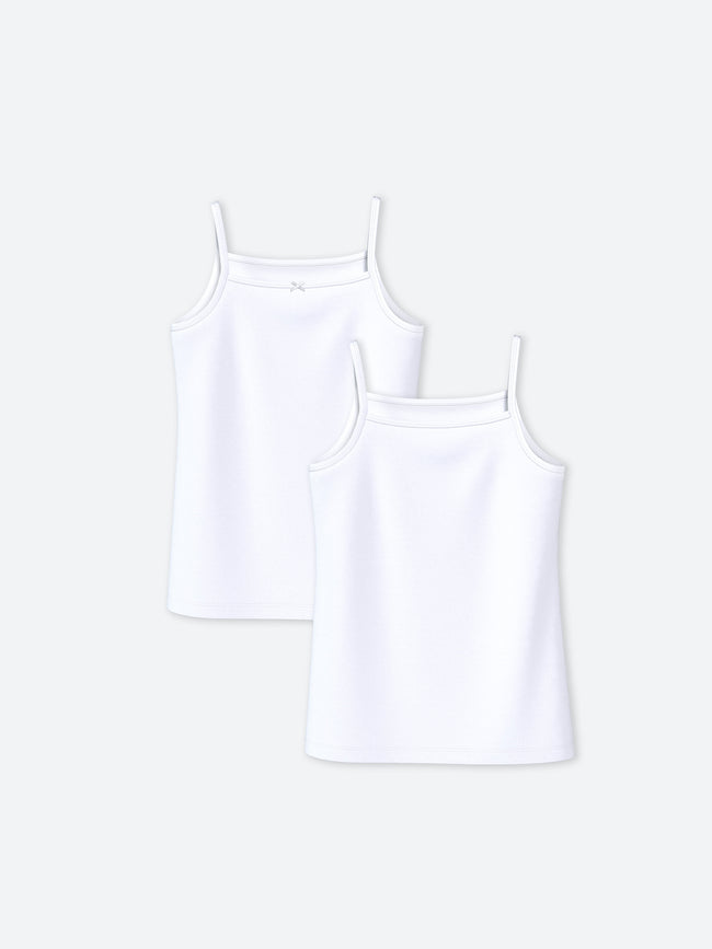 Square Neck Girls Tank Top 2-Pack Hover Image