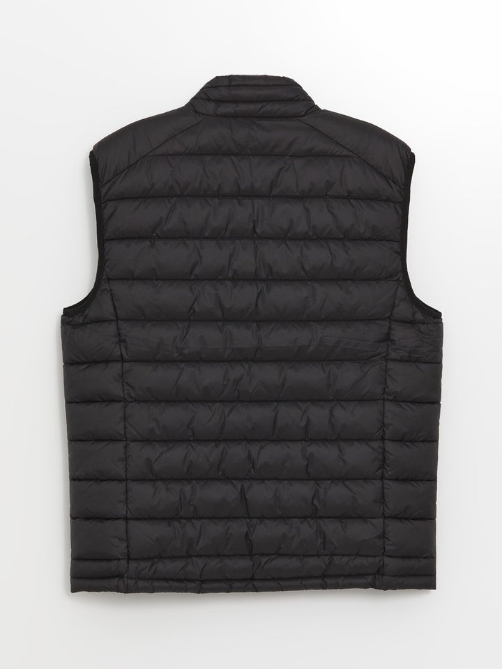 LCW Vision

New Black Standard Pattern Stand Collar Men's Puffer Vest