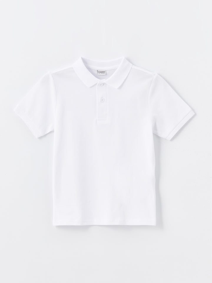 Learning Enthusiasts Polo Neck Boy T-Shirt